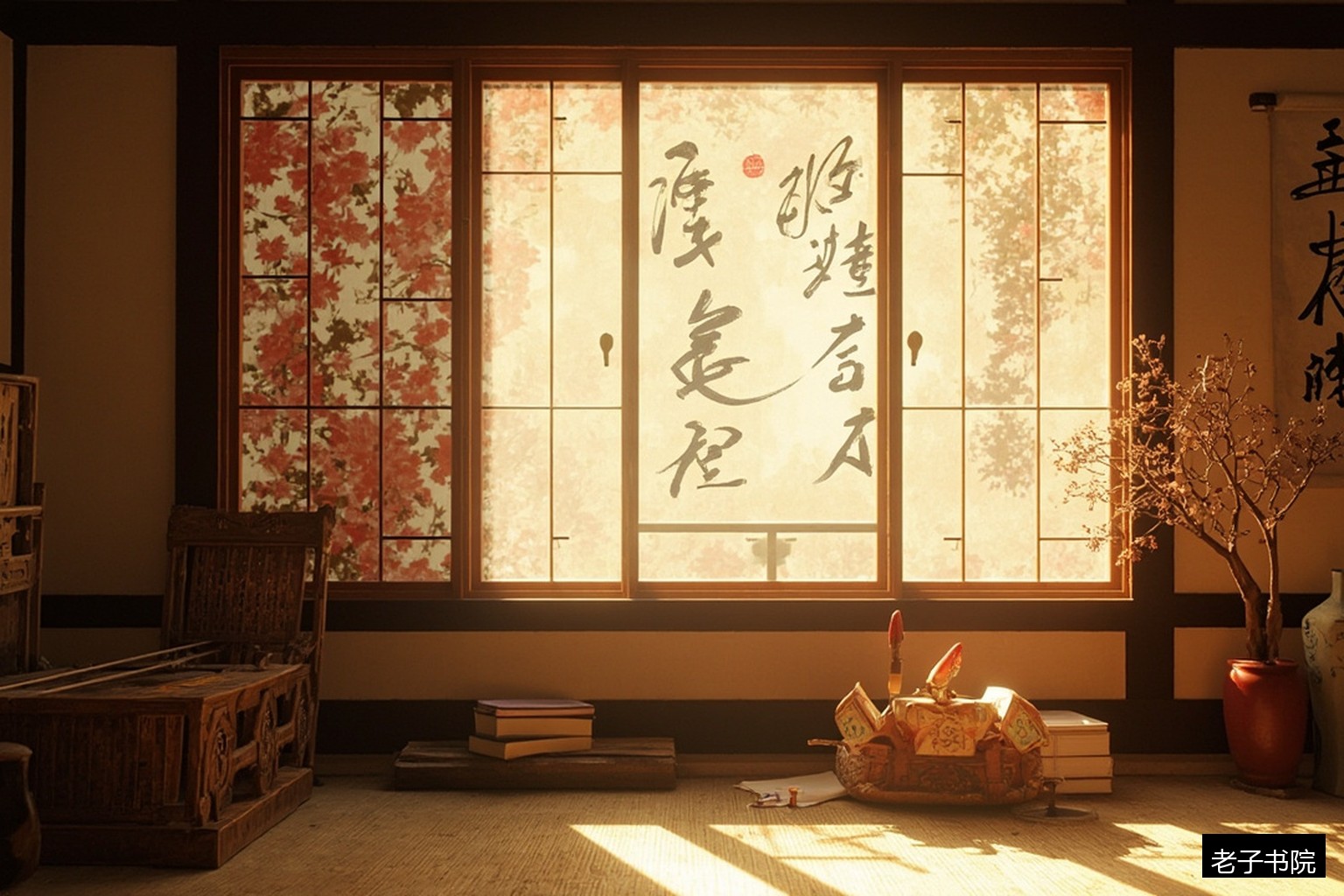 琴棋书画书房意境
