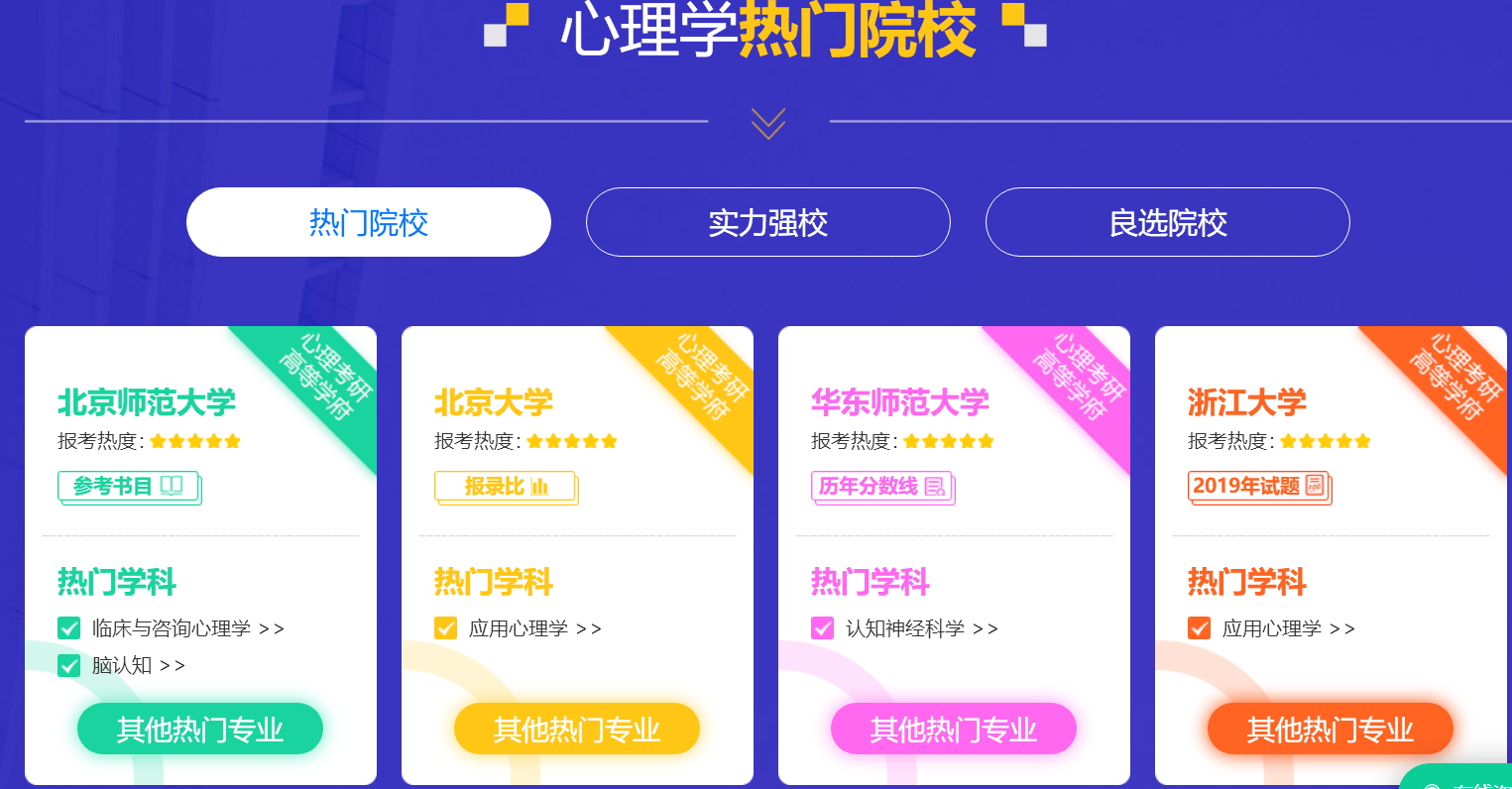 中公考研心理学考研课程