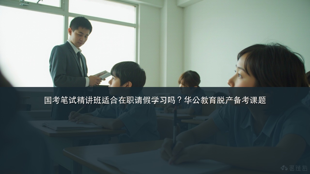 国考笔试精讲班适合在职请假学习吗?华公教育脱产备考课题