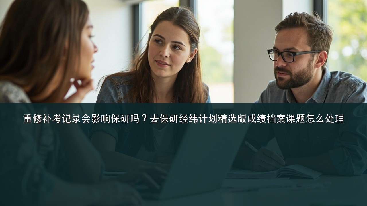 重修补考记录会影响保研吗?去保研经纬计划精选版成绩档案课题怎么处理