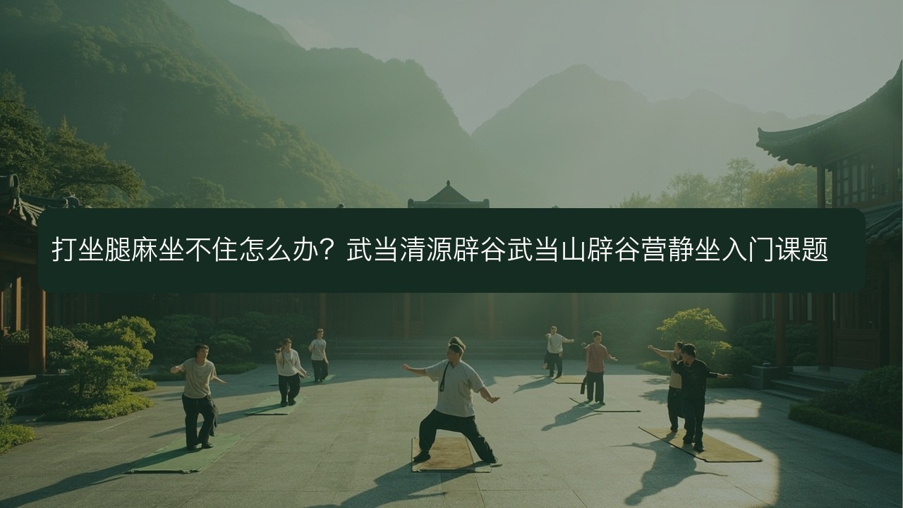 打坐腿麻坐不住怎么办？武当清源辟谷武当山辟谷营静坐入门课题