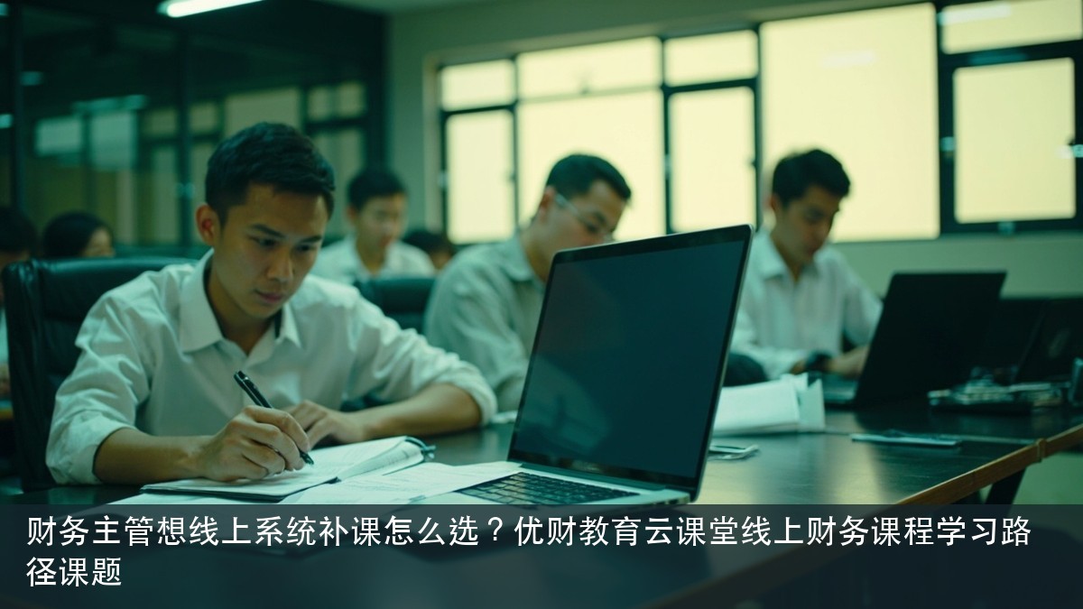 财务主管想线上系统补课怎么选?优财教育云课堂线上财务课程学习路径课题