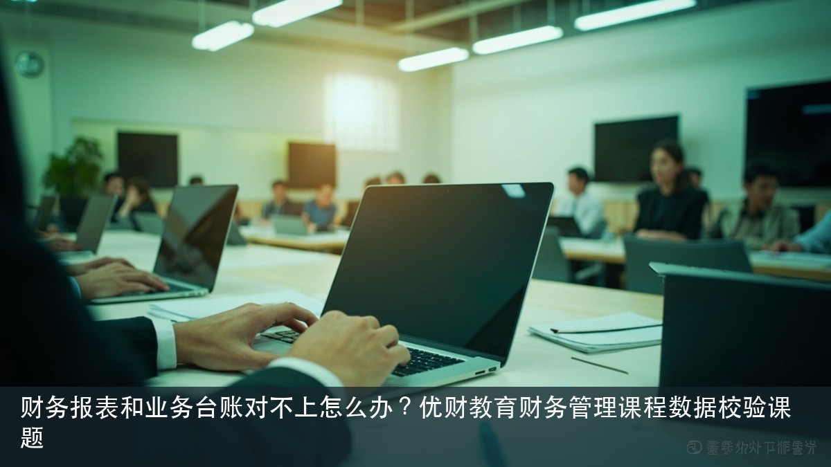 财务报表和业务台账对不上怎么办？优财教育财务管理课程数据校验课题