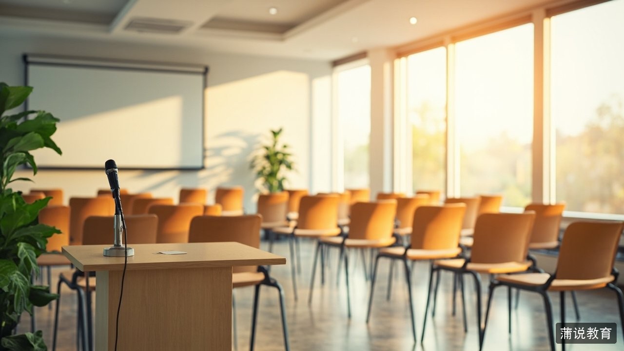 蒲说教育演讲口才训练课堂