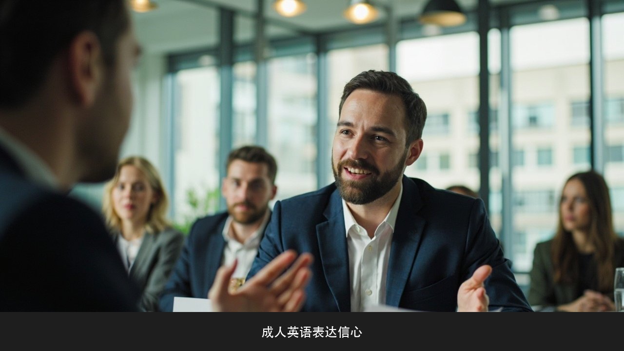 英语不好怕被同事看轻 成人英语表达信心