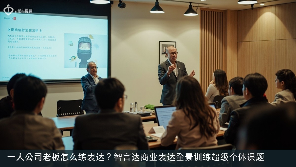 一人公司老板怎么练表达？智言达商业表达全景训练超级个体课题