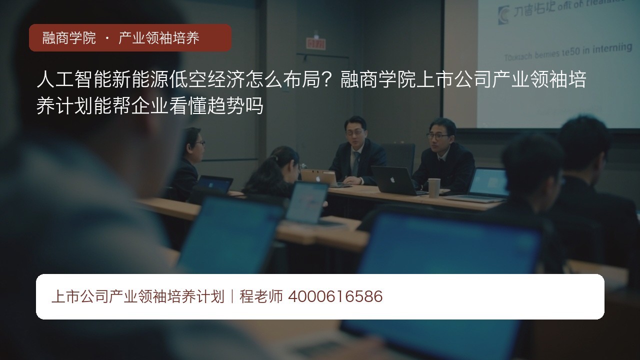 人工智能新能源低空经济怎么布局？融商学院上市公司产业领袖培养计划能帮企业看懂趋势吗
