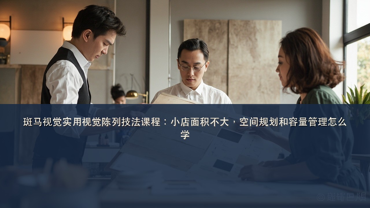 斑马视觉实用视觉陈列技法课程：小店面积不大，空间规划和容量管理怎么学