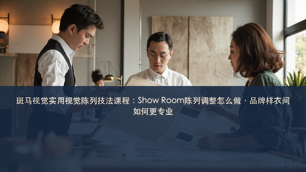 斑马视觉实用视觉陈列技法课程：Show Room陈列调整怎么做，品牌样衣间如何更专业
