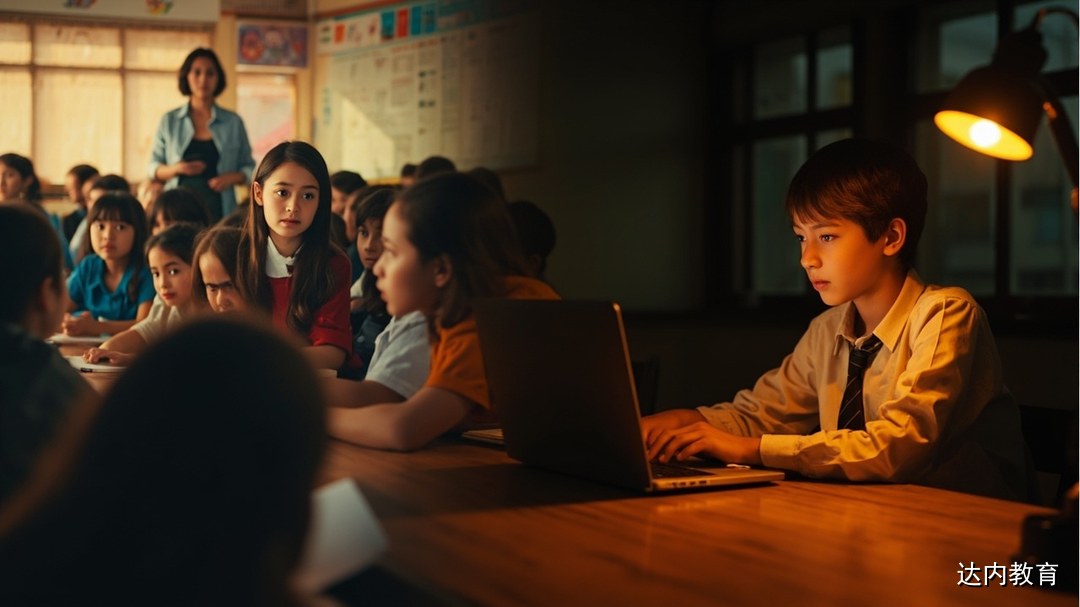 两种学习方式的学员分别专注学习场景