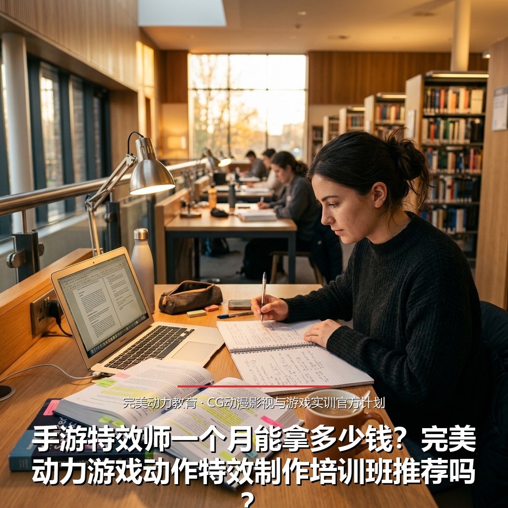 手游特效师一个月能拿多少钱？完美动力游戏动作特效制作培训班推荐吗？