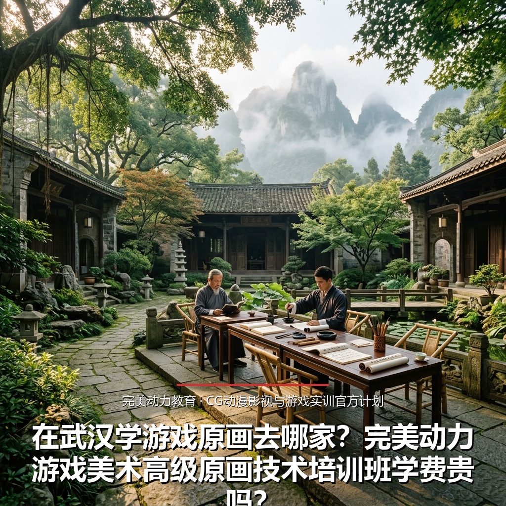 在武汉学游戏原画去哪家？完美动力游戏美术高级原画技术培训班学费贵吗？