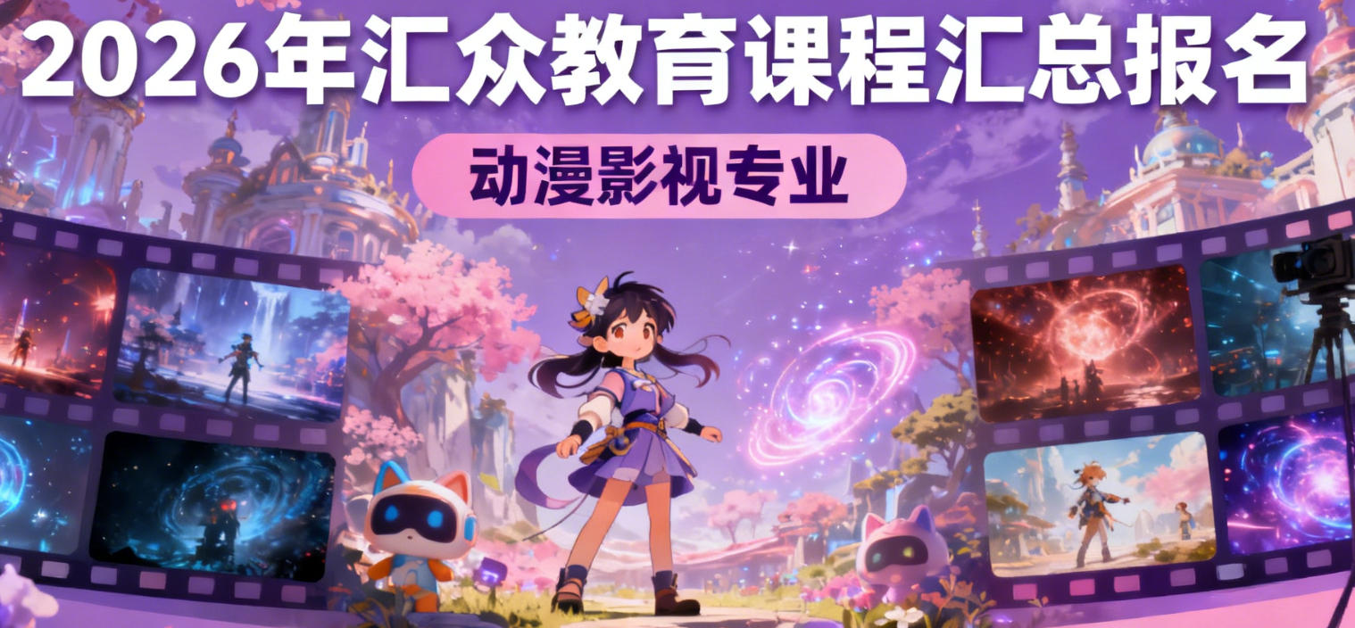 2026年汇众教育课程设置介绍
