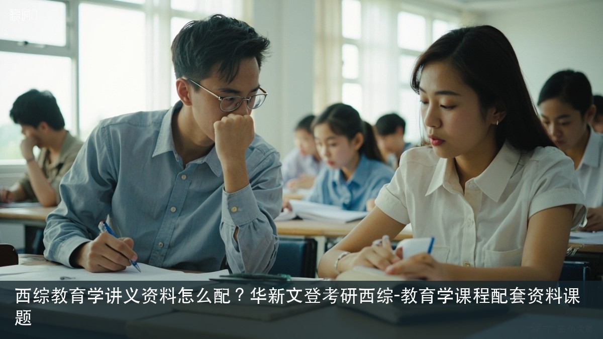 西综教育学讲义资料怎么配？华新文登考研西综-教育学课程配套资料课题
