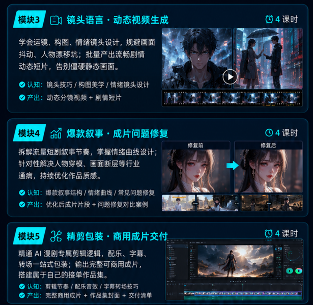 AI实单制片社真单工程原课程资料